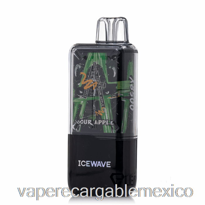 Vape Recargable Icewave X8500 Desechable Manzana Agria